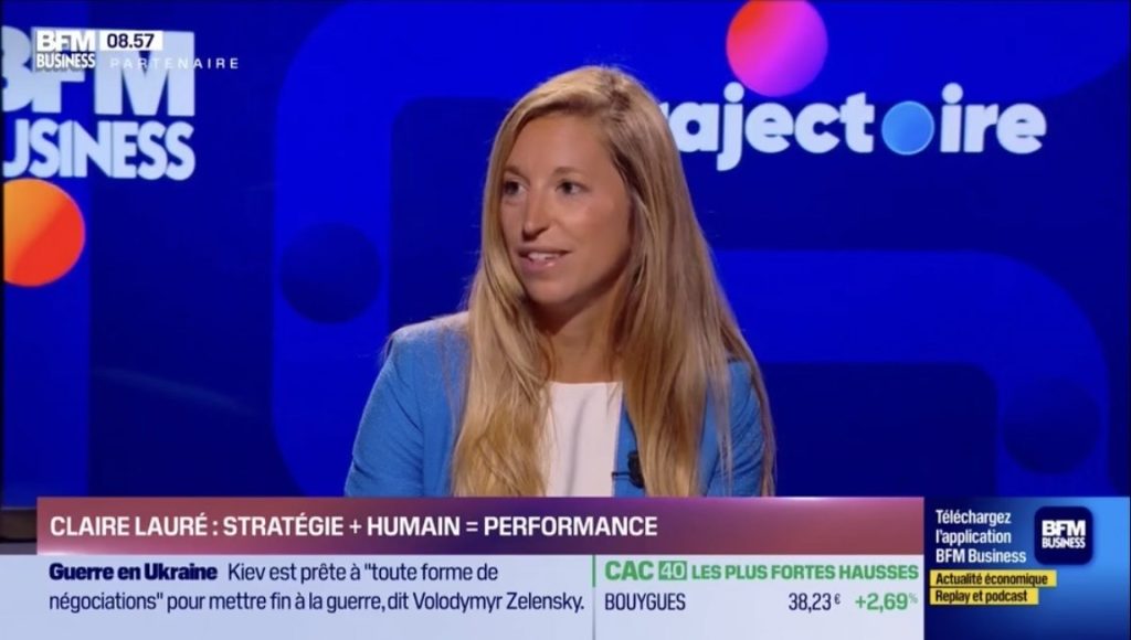 Claire Lauré invitée sur BFM Business – stratégie et leadership